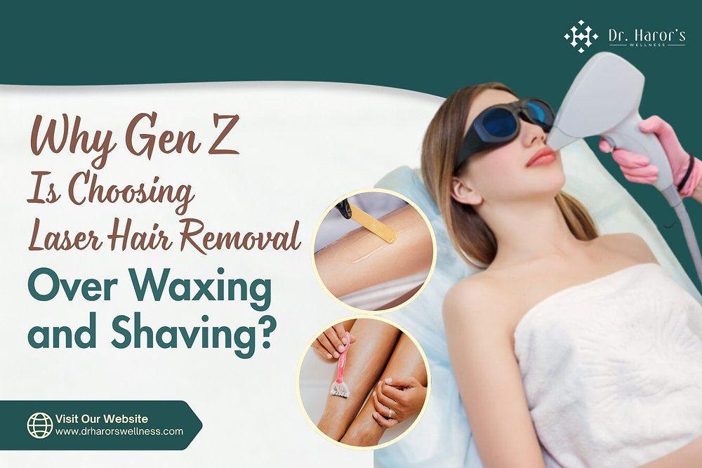 Why Gen Z Is Choosing Laser Hair Removal Over Waxing and Shaving?