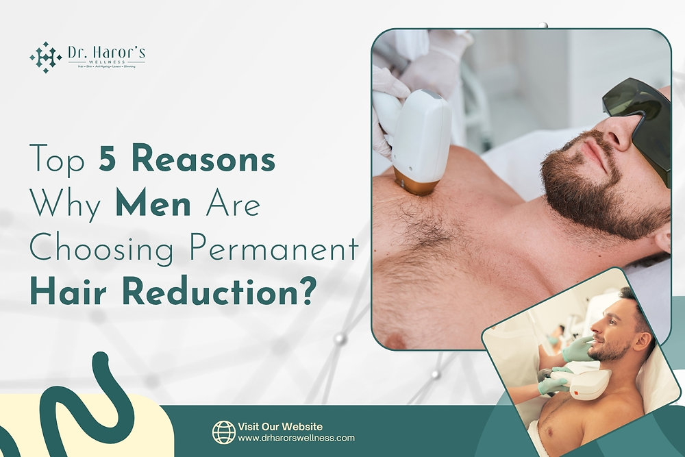 Top 5 Reasons Why Men Are Choosing Permanent Hair Reduction?